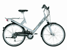 Damenrad "Nessi" 26"
Alu-light-Rahmen, Rahmenhöhe 48 cm
Sachs 7 Gang