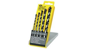 Kleines Set HSS Spiralbohrer DIN 338 (d 3,0/3,5/4,0/5,0/6,0)