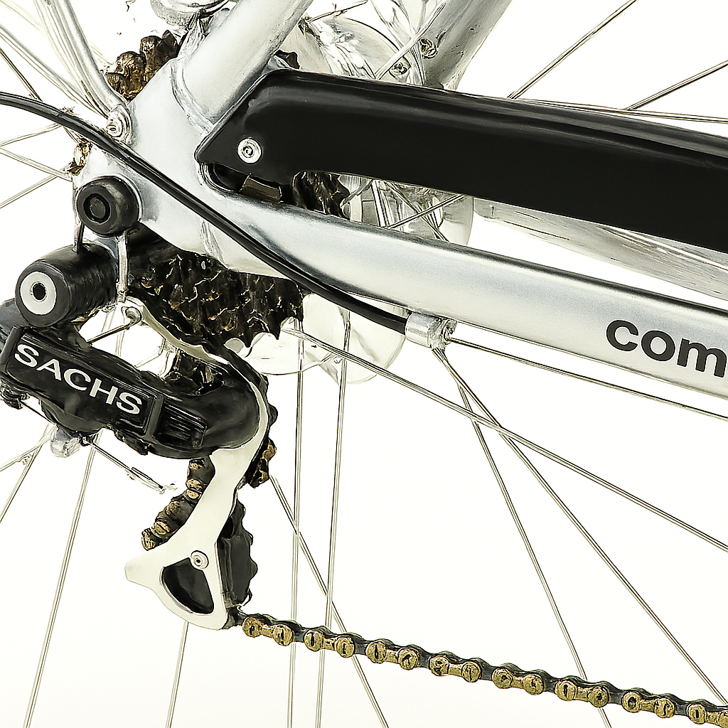 Damenrad "Nessi" 26"
Alu-light-Rahmen, Rahmenhöhe 48 cm
Sachs 7 Gang